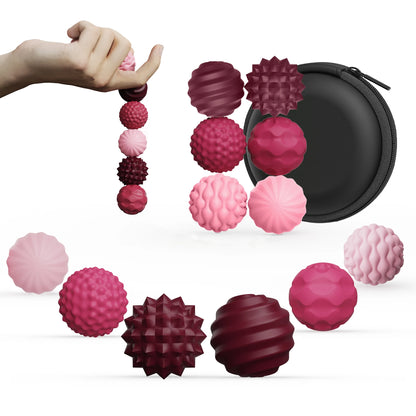 Silicone Magnetic Sensory Balls, Stress Relief Sensory Toy for Adult and Kids