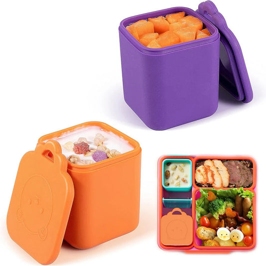 Non-Stick Silicone Lunch Box - Silicone Container with Lid for Kids - LittleOzKid