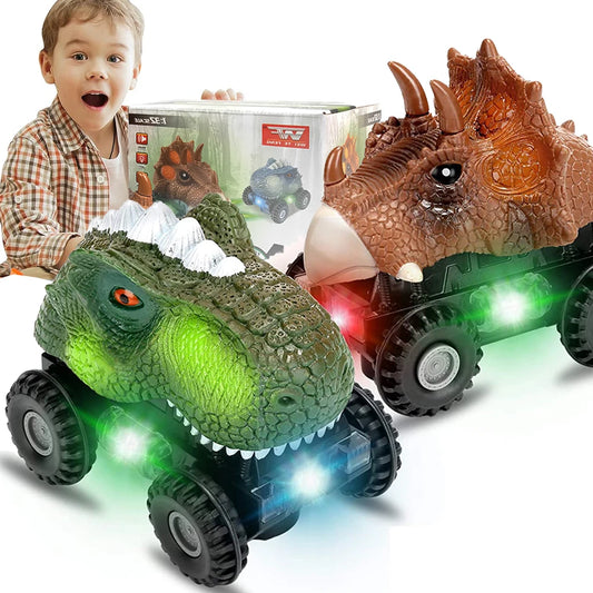 Electric Dinosaur Toy Car for Kids, T_Rex Car