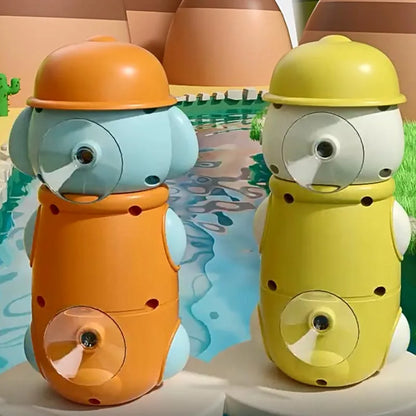 Cute Duck/Elephant Baby Shower Bath Toy, Water Play Spinner with Suction Cup Water wheel Games for Bath time