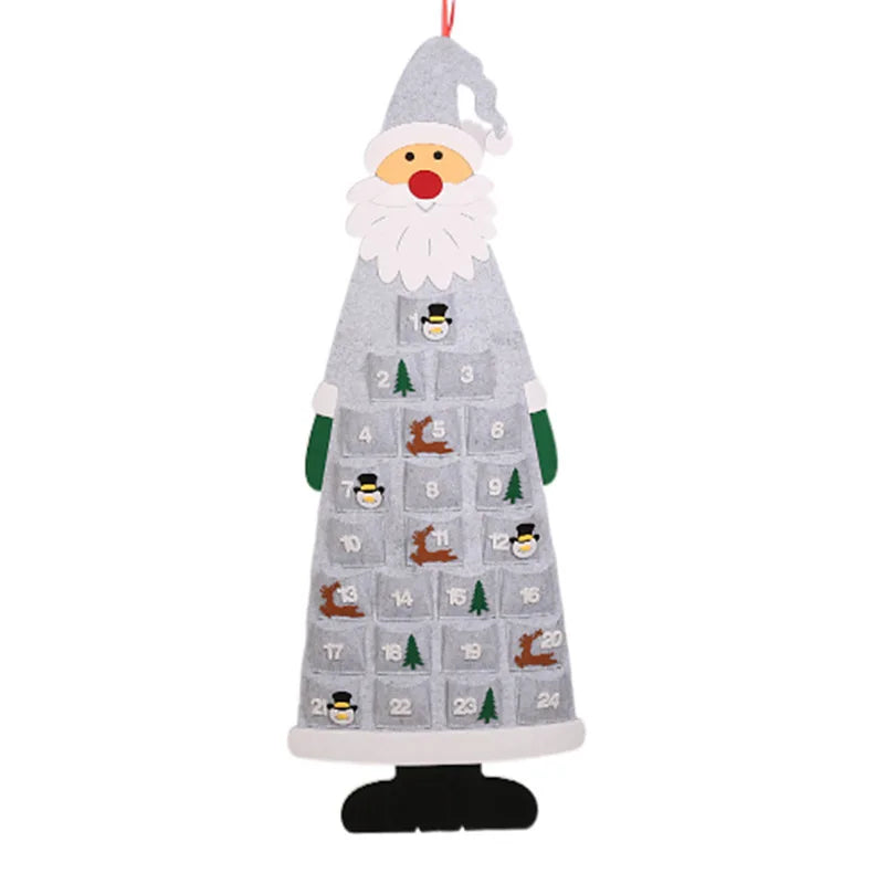 Montessori Felt Christmas Tree Calendar - LittleOzKid