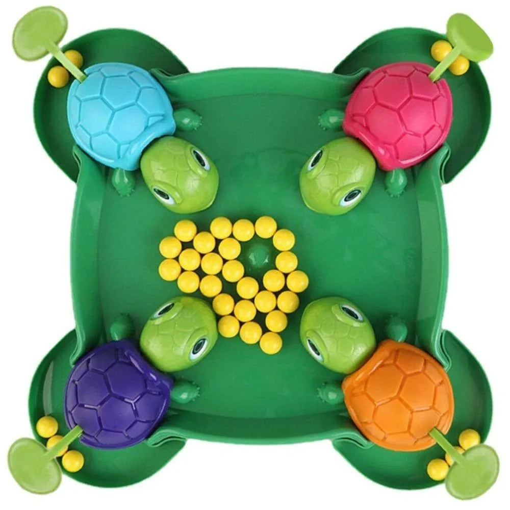 Montessori Turtles Eat Beans Game – Interactive Puzzle for Kids, Stress Relief Parent-Child Play