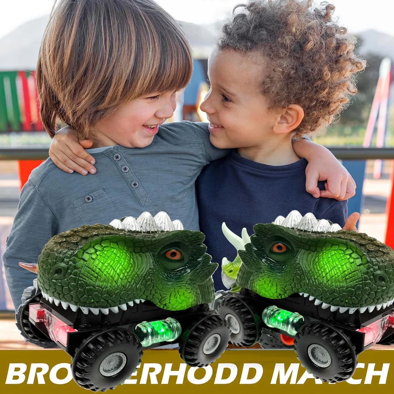 Electric Dinosaur Toy Car for Kids, T_Rex Car