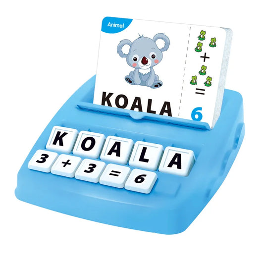 Alphabet Spelling Game Card Puzzle, Letter Spelling Blocks for Kids