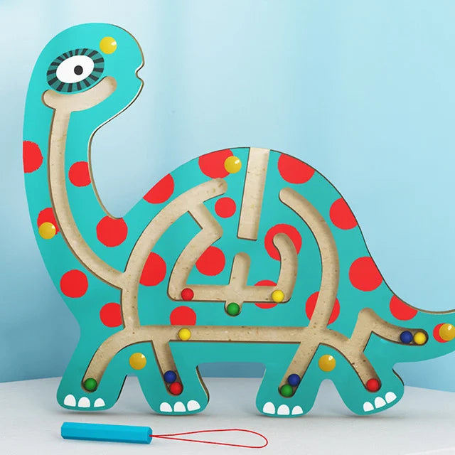 Montessori Magnetic Track Maze