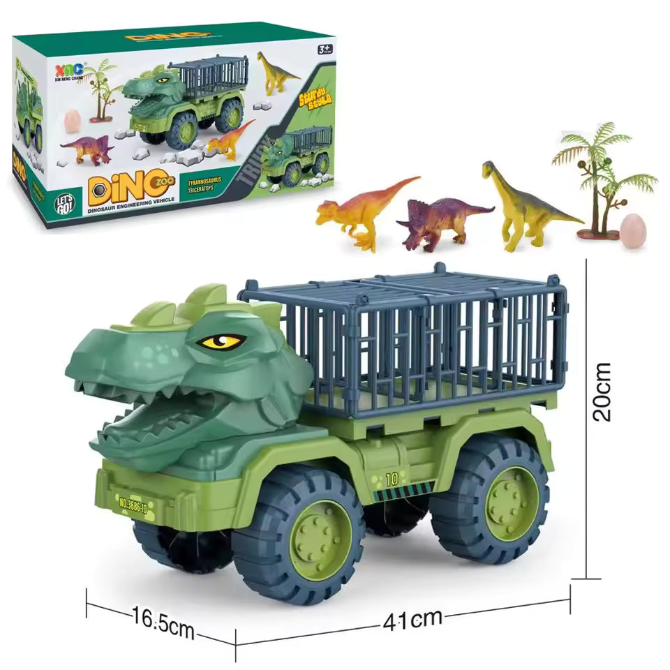 Dinosaur Truck Toy Car, Jurassic Dinosaur Transport