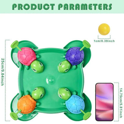 Montessori Turtles Eat Beans Game – Interactive Puzzle for Kids, Stress Relief Parent-Child Play