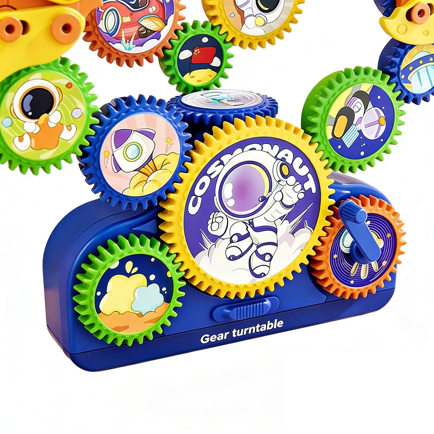 Kids STEM Electric Gears Building Blocks Set Toy – Educational Construction Game