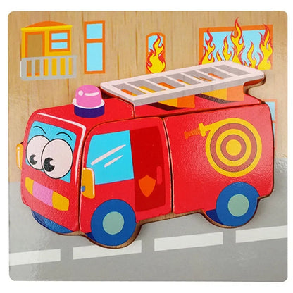 Toddlers 3D Wooden Animal Jigsaw Puzzle (Get 6 for $59)
