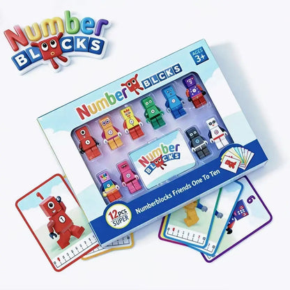 Numberblocks Assembly Model Toy Kids Math Learning Educational Building Set