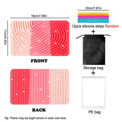 Silicone Sensory Activity Board – Quiet Travel Toy & Fidget for Focus