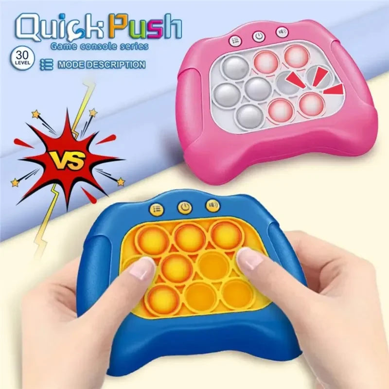 Electronic Push Pop‑Up Light‑Up Bubble Game, The Next Level of Sensory Fun