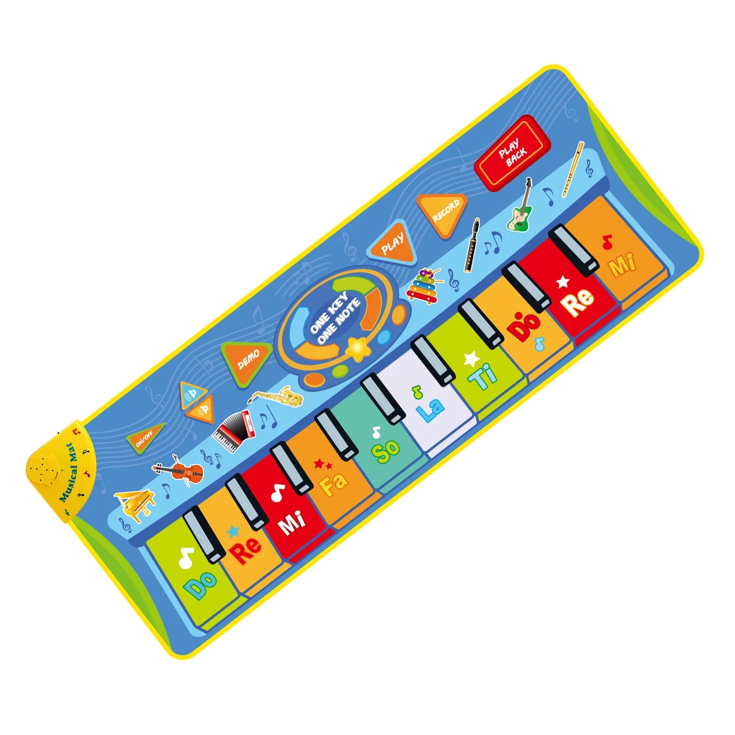 Foldable Musical Piano Mat, Keyboard Dance Mat for Kids & Toddlers