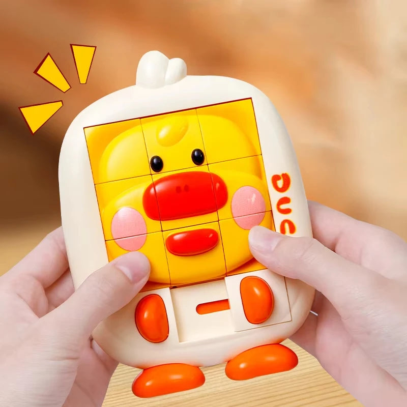 3D Sliding Puzzle Animal Game, Travel Toy