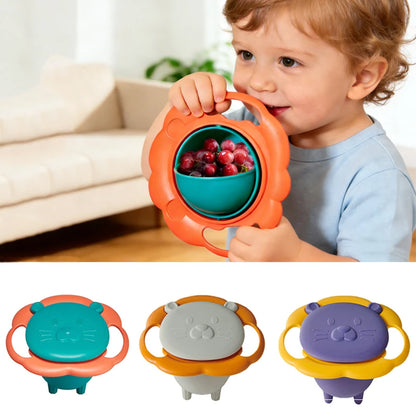 Baby Gyro 360 degree rotatable baby feeding bowl