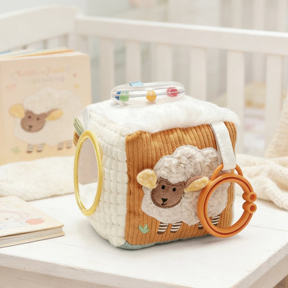 Montessori Sensory Magic Tissue Box for Infants 0-12m, Great for Fine Motor & Early Learning