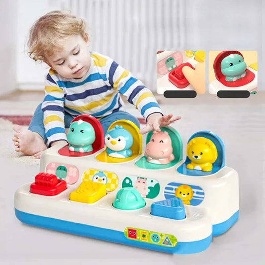 PopUp Toy Baby Interactive Pop-up Switch Box Animal Toys