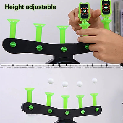 Glow in The Dark Floating Target Game Practice Kids Shooting Toy Gun Set