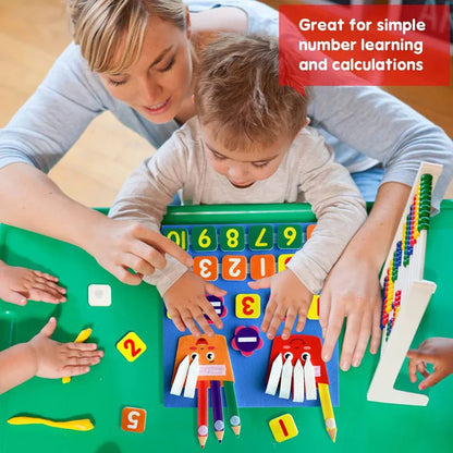 Busy Board Finger Numbers Counting, Quiet Felt Book for kids - LittleOzKid