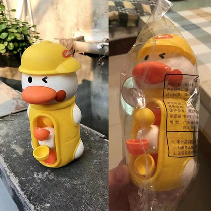 Cute Duck/Elephant Baby Shower Bath Toy, Water Play Spinner with Suction Cup Water wheel Games for Bath time