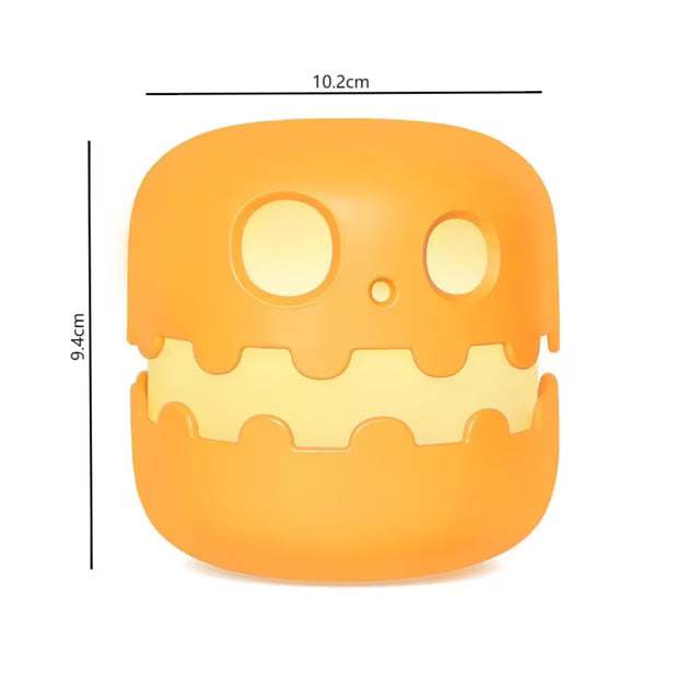 Pumpkin Night Light Funny Halloween Stepless Dimming Eye Timing Sleeping Night Light