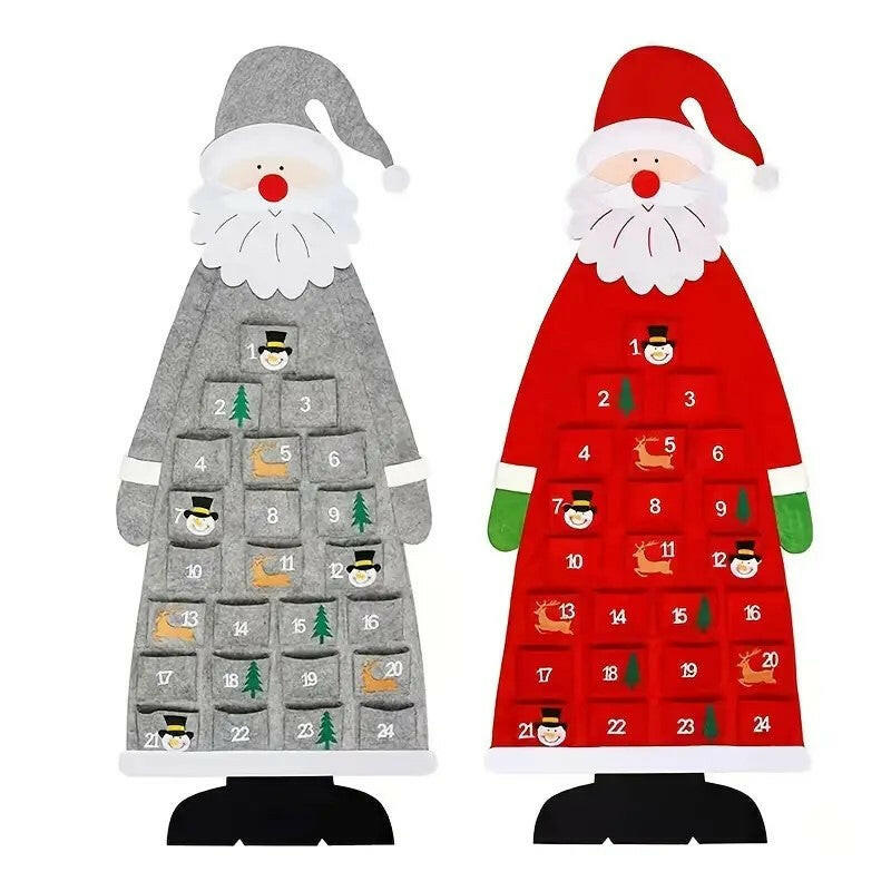 Montessori Felt Christmas Tree Calendar - LittleOzKid