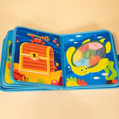 20 in 1 Montessori Ocean Busy Felt Quiet Book