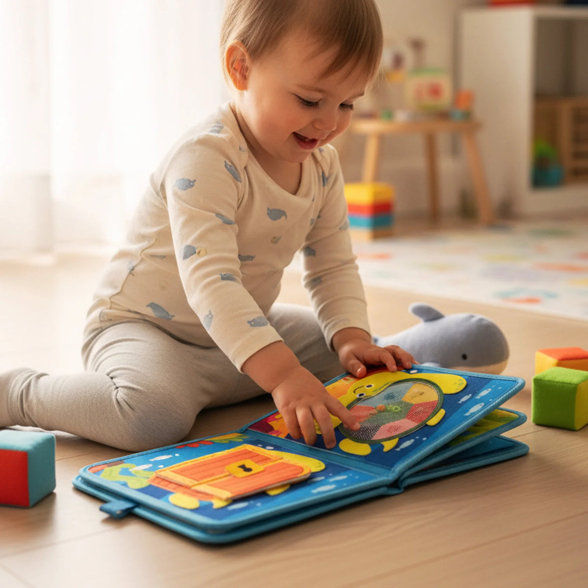 20 in 1 Montessori Ocean Busy Felt Quiet Book