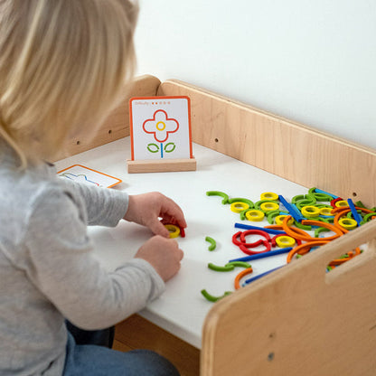Montessori Wooden Sticks & Rings Jigsaw Puzzle